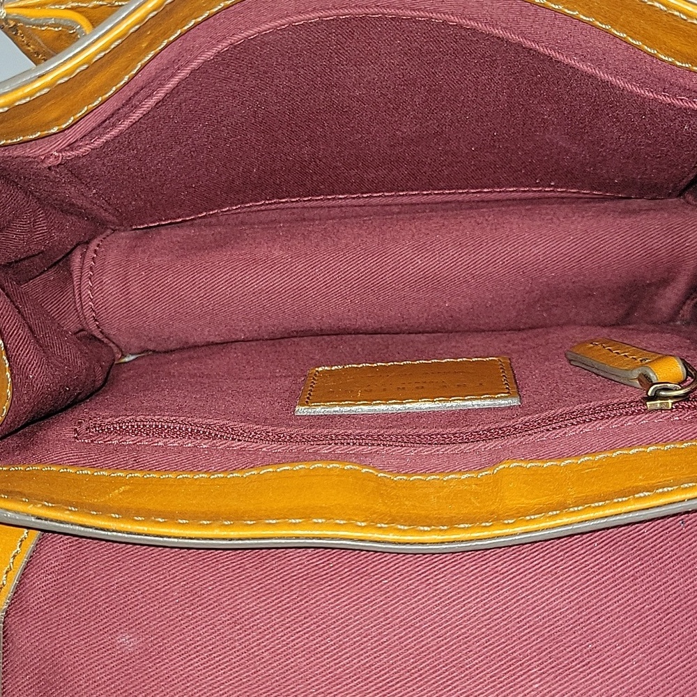 The Bridge Firenze 1969 Brown Leather Crossbody Bag - Picture 11 of 15